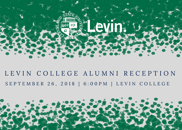 2018 Maxine Goodman Levin School of Urban Affairs Alumni Reception