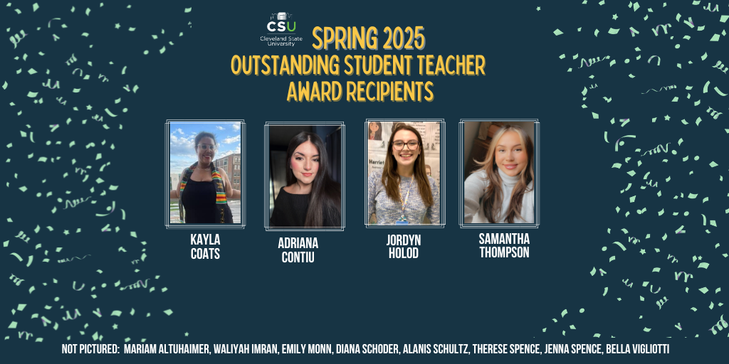 Spring 225 Outstanding Student Teachers