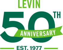 Levin School 50th Anniversary Logo