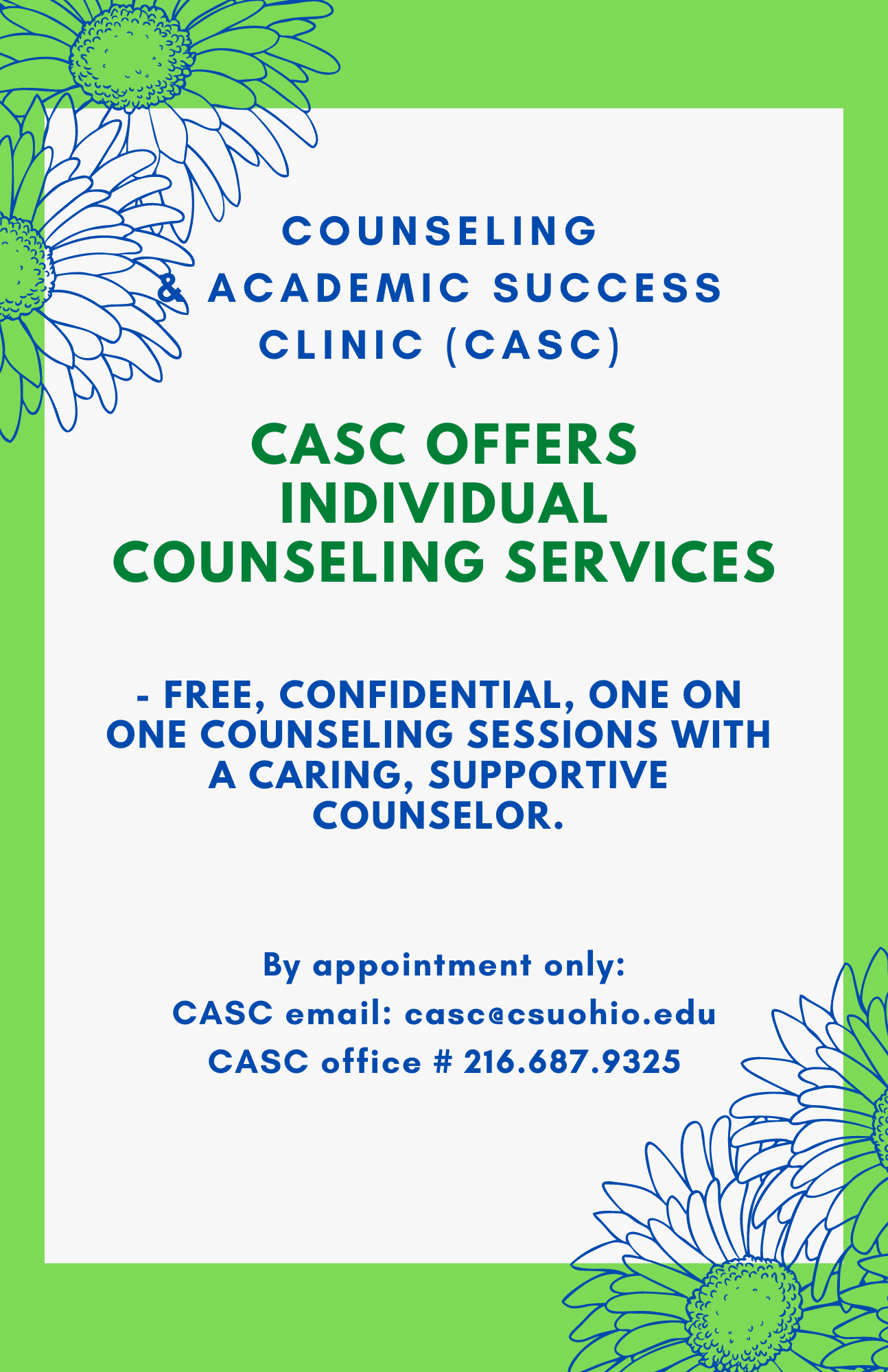 CASC individual Counseling