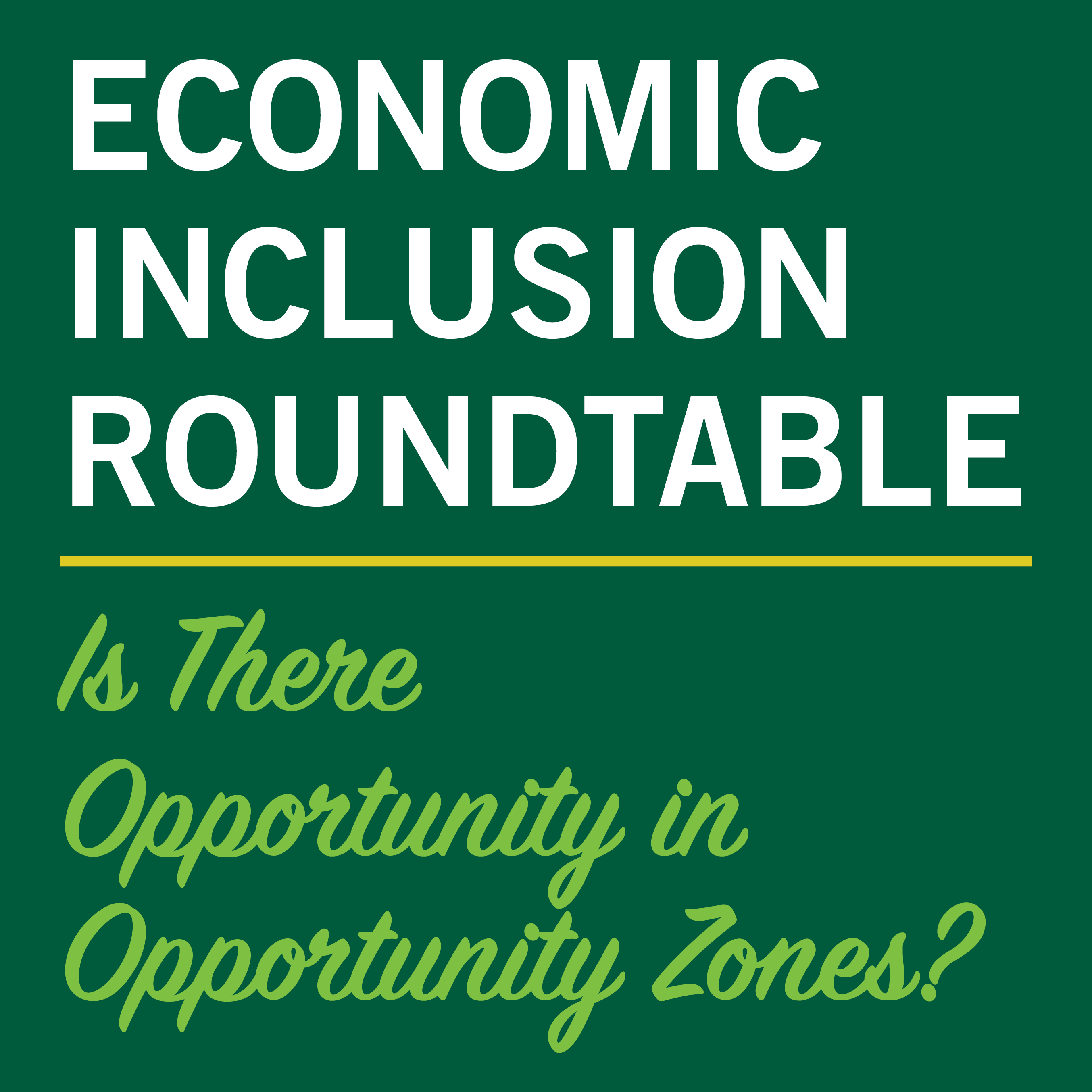 Economic Inclusion Roundtable