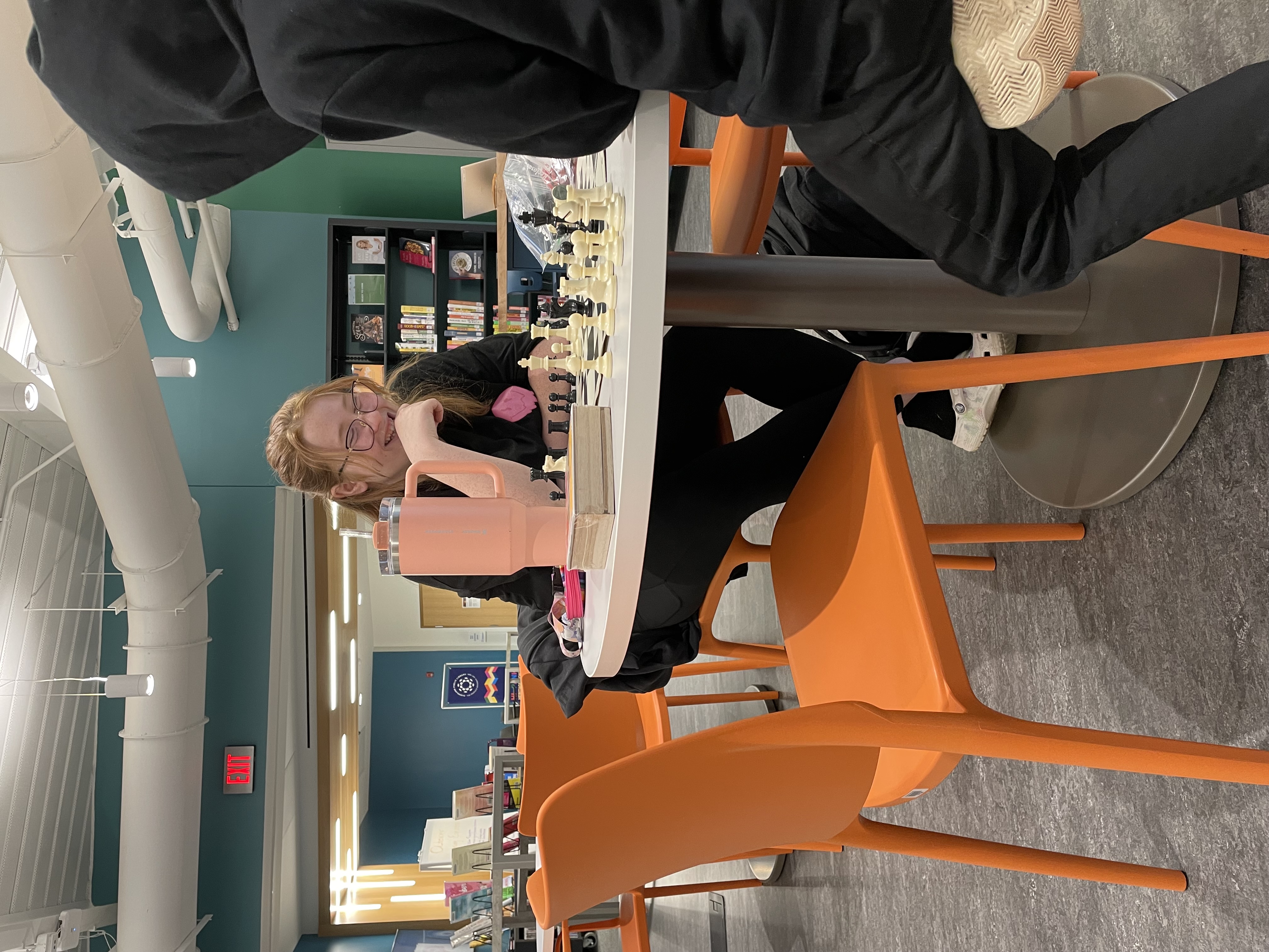 Julie Cutcher tutoring in action at CPL Glenville Branch