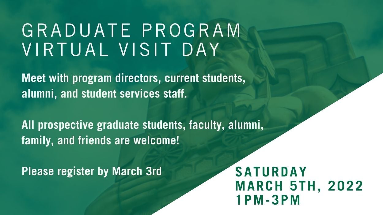 Graduate Program Virtual Visit Day 2022