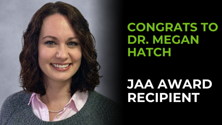 Congrats to Dr. Megan Hatch on being a Journal of Urban Affairs Award recipient