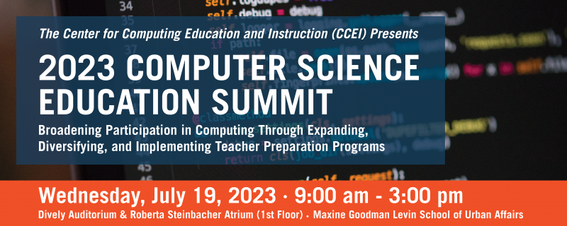 2023 Computer Science Education Summit