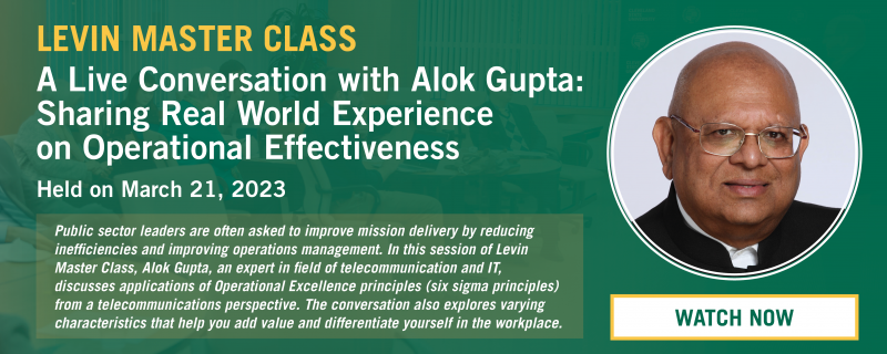 Watch Now: A Live Conversation with Alok Gupta: Sharing Real World Experience on Operational Effectiveness