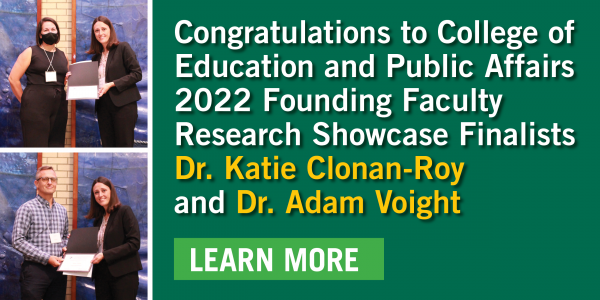 The College of Education and Public Affairs Celebrates Inaugural Founding Faculty Research Showcase