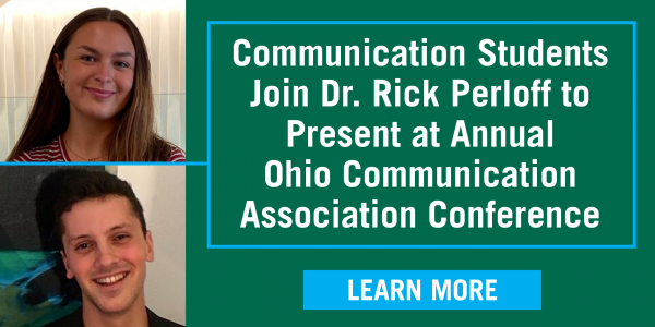 Communication Students Join Dr. Rick Perloff to Present at Annual Ohio Communication Association Conference 