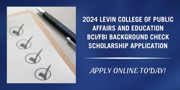 BCI/FBI Background Check Scholarship Application
