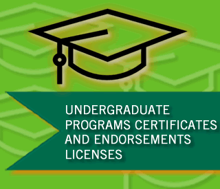 Undergrad Programs, Certificates, Endorsements, Licenses
