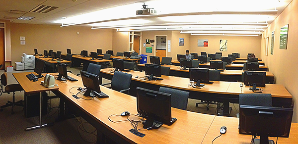 college computer classroom